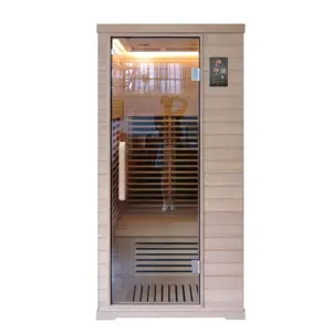 Popular Small Ozone 1 Person Health Care Home Indoor Infrared Small 1 Person Indoor or Outdoor Sauna Wood Rooms