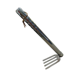 Four Tines Stainless Steel Junqiao Brand Gardening <strong>Fork</strong> Hoe &amp; <strong>Spade</strong> with 3-Year Warranty for Planting Flowers <strong>and</strong> Loosening Soil - Product Image 3