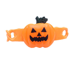 Pulsera de <span class=keywords><strong>calabaza</strong></span> Led parpadeante para niños, de plástico, para Halloween, barata - Product Image 4