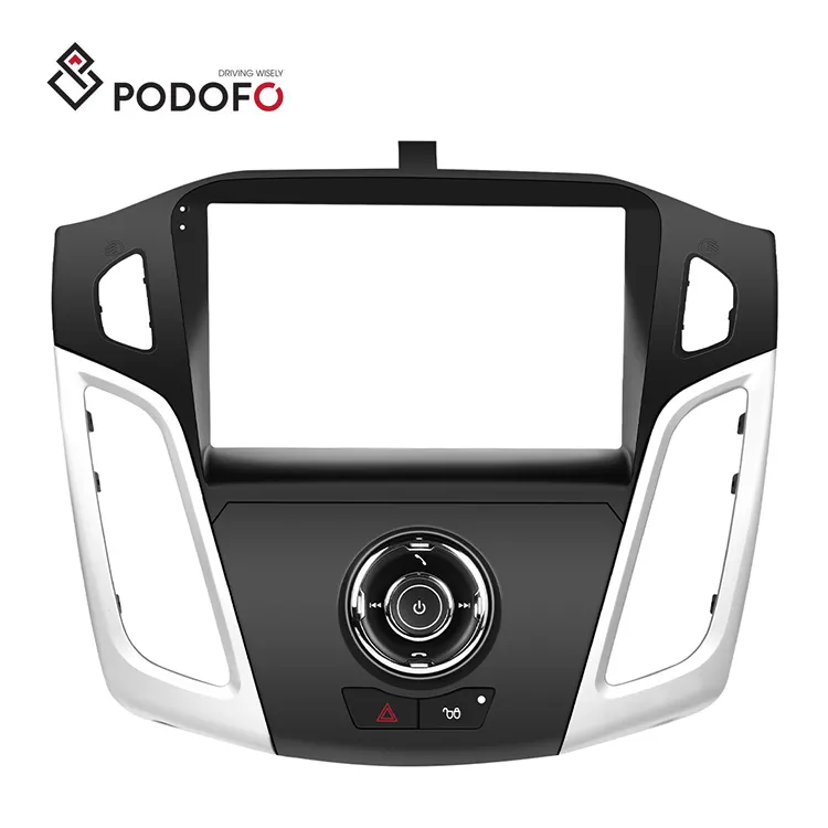 Podofo doppio Din 9 ''telaio per autoradio per Ford Focus 2012-2018 Stereo telaio per Fascia Radio in plastica ABS di alta qualità