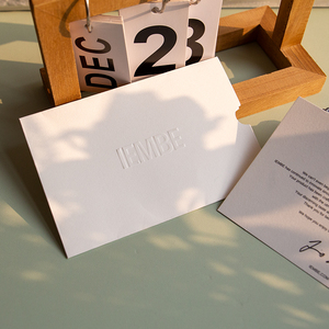 Sobres de Papel Texturizado de Algodón con Impresión de Serigrafía Personalizada para Bodas, Embalaje de Lujo con Relieve - Product Image 4