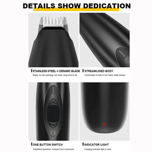 कम शोर कुत्ते पंजा ट्रिमर के साथ नेतृत्व लाइट कॉर्नलेस रिचार्जेबल इलेक्ट्रिक पालतू पाव बाल ट्रिमर कुत्ते के पैरों के लिए - Product Image 6