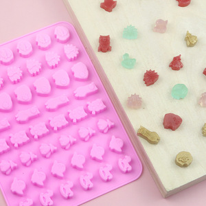 Khuôn silicon hình thú hoạt hình nhỏ, dùng làm sáp, kẹo, socola, sơn lửa, hạt sáp, bánh mousse, dụng cụ trang trí, dùng một lần - Product Image 3