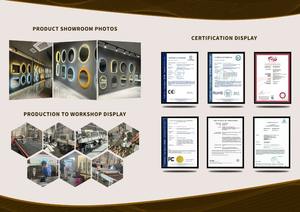 กระจกติดผนังแบบขายส่ง กระจกห้องน้ำ กระจกติดผนังห้องน้ำ กระจกแต่งหน้าสำหรับโรงแรมและร้านเสริมสวย - Product Image 5