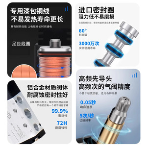 โซลินอยด์วาล์ว Pneulead Vs2120 02 ขนาด 24V 5 ทาง 2 ตำแหน่ง วาล์วควบคุมลมแบบนิวแมติก - Product Image 4