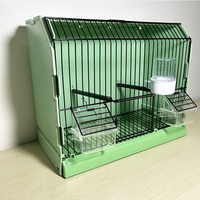 Vente en gros directe usine : Cage de transport moderne et stable pour perroquets et canaris, en fil de fer métallique, écologique, avec plateau en plastique, haute qualité