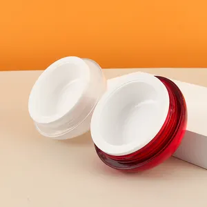 Bowl Shape Luxury 30g Plastic Cosmetic Packaging Jar Empty Eye Cream Pot Skin Care Cream Bottle