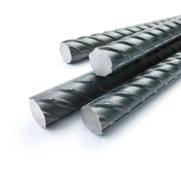 Rebar Bar Fábrica Aço De Alta Qualidade Reforçado Deformado Aço Carbono Feito em Chinês Preto De Corte Construção ASTM Ferro Rod 16mm