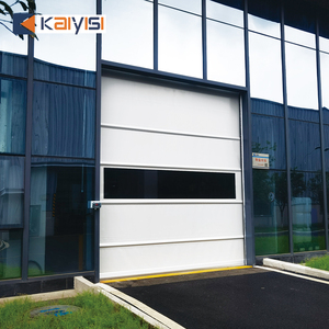Porta Industriale Avvolgibile ad Alta Velocità, Isolata e Antivento, <span class=keywords><strong>in</strong></span> PVC con Barra Antivento <span class=keywords><strong>in</strong></span> Acciaio - Product Image 5