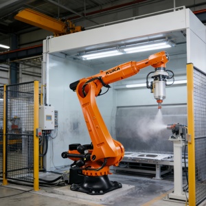 Station de peinture robotisée KUKA anti-explosion, <span class=keywords><strong>robot</strong></span> industriel de précision à 6 axes pour la finition et le revêtement des pièces automobiles - Product Image 1