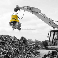Aimants de levage de ferraille d'acier d'électroaimant magnétique rond de ventouse forte pour l'excavatrice de grue