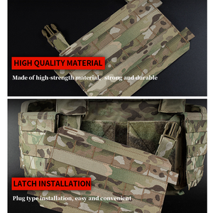 サバド コーデュラ ハンティング タクティカル パネル マガジンポケット プレートキャリア バック モール タクティカルパネル タクティカルベスト用 - Product Image 3