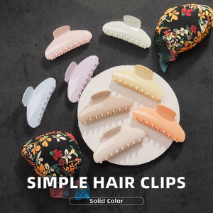 กิ๊บหนีบ<span class=keywords><strong>ผม</strong></span>พลาสติกสีพาส<span class=keywords><strong>เท</strong></span><span class=keywords><strong>ล</strong></span>ยาว11ซม. สีทึบปิ่นปัก<span class=keywords><strong>ผม</strong></span>รูปฉ<span class=keywords><strong>ล</strong></span>ามทรงก<span class=keywords><strong>ล</strong></span>มขนาดใหญ่สำหรับผู้หญิง - Product Image 2