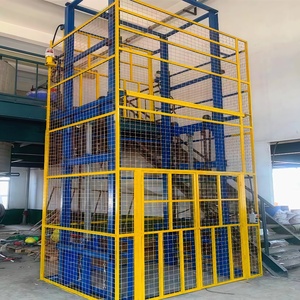Elevador de Carga Pequeño y Sencillo de Una Vía, 300kg 500kg, Elevador Hidráulico de 4m para Hogar, Supermercado, Almacén Industrial Vertical SGY - Product Image 3