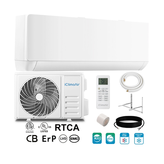 R32 220-240V~50Hz 24000btu A+++ Inverter Cooling and Heating Home Split Wall Mounted Air Conditioner