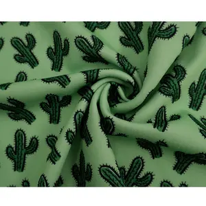 2021 New Products Soft and comfortable personalized design dbp fabric double Cactus design custom print