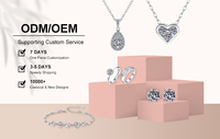 Anting-anting musim panas Moissanite Moissanite, anting-anting potongan Moissanite perak 1 karat 925