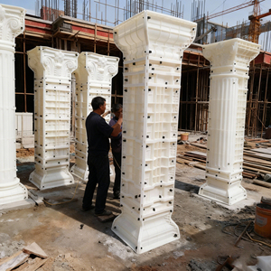 Heavy Duty Reusable <strong>Plastic</strong> Mold for Square Roman Concrete <strong>Pillars</strong> - DIY Garden &amp; Porch <strong>Columns</strong> - Product Image 5