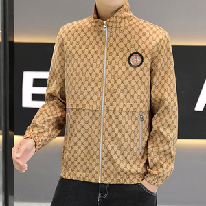 Manteau Homme Printemps Automne <span class=keywords><strong>Hiver</strong></span> Little Bee – Nouveau Style Européen Col Baseball Tendance Marque Haut de Gamme Épaisseur Légère Populaire et à la Mode - Product Image 2