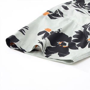 Chemises hawaïennes boutonnées pour hommes, écologiques et personnalisées, 100% coton popeline, impression numérique, manches courtes, vêtements de plage d'été pour - Product Image 4