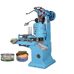 T Automatic Round Shaped Vacuum Tin Can Sealing Machine