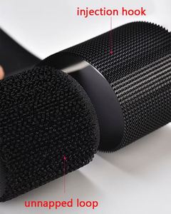 20mm Eco-Friendly Multi-Purpose <b>Velcroes</b> Customized <b>Black</b> or White Strong Adhesive Hook and Loop Tape Nylon Rolls - Product Image 4