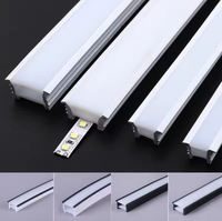 Tube LED flexible en silicone néon intégré, lampe à corde, diffuseur étanche, canal WS2811 WS2812B, bande lumineuse linéaire extérieure