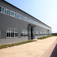 Bâtiment préfabriqué en acier pour atelier et serre de style américain, kits de construction métallique, structure en acier préfabriquée