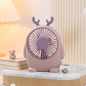 Ventilador de Escritorio Portátil Recargable con Carga USB, Motor de CC de 5W, Tres Velocidades, Refrigeración Manos Libres para Hogar y Oficina, Regalo - Product Image 1