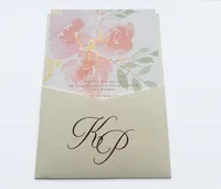 Aangepaste Kleurrijke Papier Dank U Kaarten, Printing Hoge Kwaliteit Envelop Papier, Uitnodigingskaarten