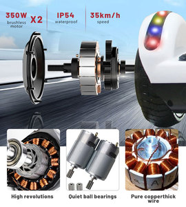 Monopatines Eléctricos Potentes y Rápidos para Adultos, <span class=keywords><strong>Hoverboard</strong></span> con Altavoz y Ruedas, Autoequilibrado, Giroscópico - Product Image 2