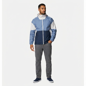 <b>Men's</b> Sport <b>Lightweight</b> Waterproof <b>Jackets</b> Customise Windbreaker With Zipper Polyester Thin & Watertight <b>Rain</b> <b>Jacket</b> - Product Image 1