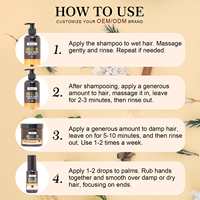 Shampoo à l'huile d'argan sans sulfate pour la croissance des cheveux, shampooing anti-chute avec huile de macadamia, naturel pur, vente en gros en marque privée