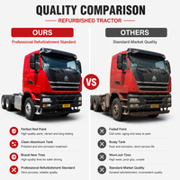 Truk Traktor HOWO TH7 6x4 Bekas Siap Pakai dengan Gearbox 12-Percepatan untuk Logistik Kontainer Truk Traktor HOWO 6*4