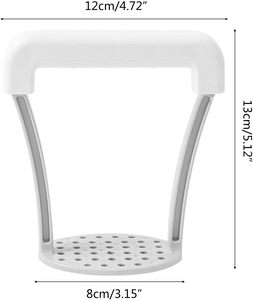 Machacador de Papas de Acero Inoxidable Ecológico y Duradero Más Vendido en 2024, Utensilios de Cocina, Triturador Manual, Exprimidor de Verduras para el Hogar - Product Image 2
