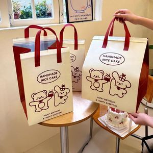 Bread Cooler Backpack Easy Takeaway Thermal Insulation Non-Woven Custom Insulated Cooler Bags 20-35L Capacity Zipper Closure - Product Image 4