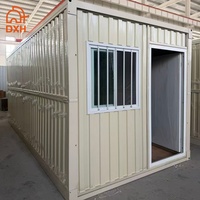 Maison conteneur pliable préfabriquée à faible coût avec chambre, maison modulaire utilisable comme bureau conteneur ou espace de jardin