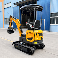 Mini-excavatrice compacte complète avec logo personnalisé, attirant les importateurs internationaux de machines