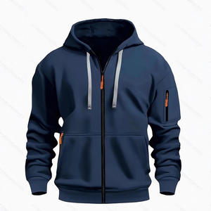 Felpa con cappuccio con cerniera Anti-Pilling da <span class=keywords><strong>uomo</strong></span> invernale con consegna diretta in fabbrica <span class=keywords><strong>abbigliamento</strong></span> <span class=keywords><strong>Casual</strong></span> - Product Image 4