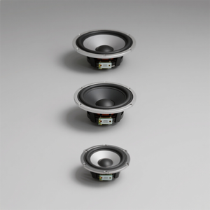 Haut-parleurs coaxiaux de voiture 3 voies 6,5 pouces avec tweeter, médium et grave, alimentation incluse - Product Image 3