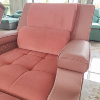Lit de massage moderne luxueux de 90 cm de large, canapé spa pour le corps entier avec réflexologie plantaire, utilisation dans le salon et à l'hôtel, en cuir PU