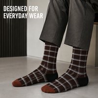 Chaussettes personnalisées OEM pour adultes, collection automne – en polyester/nylon/coton/fibre de bambou/laine, sans coutures, respirantes, résistantes aux déchirures, imprimées