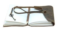 Organisateur de jour unisexe en cuir souple Antique, manuel, avec porte-clés à la main, pour croquis, Journal, agenda, meilleur cadeau pour hommes et femmes