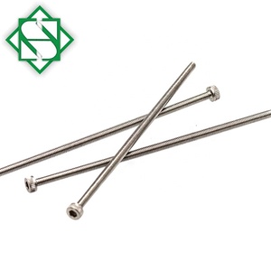 ISO4762 <span class=keywords><strong>DIN</strong></span> <span class=keywords><strong>912</strong></span> Tornillos de copa de cabeza hueca hexagonal de acero inoxidable completamente roscados Tornillos de cabeza hueca hexagonal de acero al carbono - Product Image 5