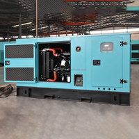 Générateur diesel silencieux de marque originale 50kW-500kW, super silencieux, avec enroulement 100% cuivre et radiateur tropical