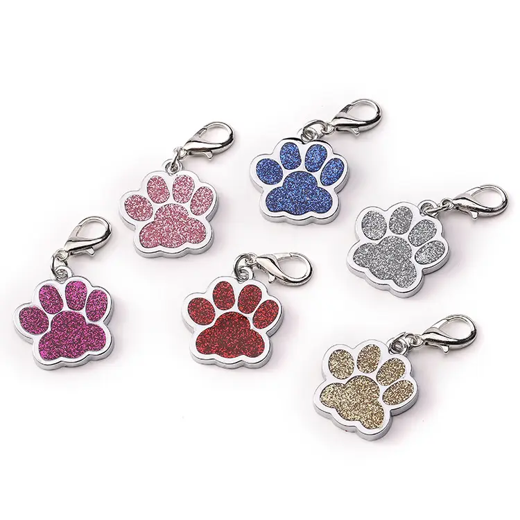 Hersteller Pfoten form personal isierte Haustier ID Tags Laser gravur Hunde marke