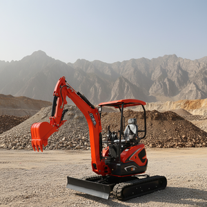Mini-excavatrice de 2,5 tonnes avec moteur Kubota, mini-pelle EURO5, excavatrice de jardin de 1 tonne, 2 tonnes, micro-excavatrice domestique - Product Image 2