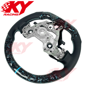 Auto <b>Interior</b> <b>Accessories</b> for Hyundai Elantra N I20N I30N VelosterN Kona N Forged Carbon Fiber LED Display Car Steering Wheel - Product Image 3