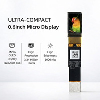 Écran Micro OLED professionnel SeeYA de 0,6 pouce, 6000 nits, haute résolution 1920x1080 pour systèmes de caméra EVF