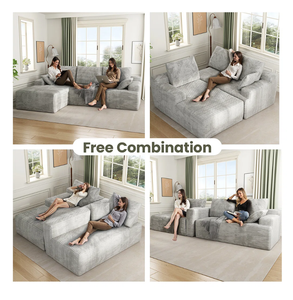 Juego de Sofás Seccionales Económicos para Sala de Estar 2026, Muebles Plegables en Caja, Embalaje al Vacío, Muebles para Sala de Estar - Product Image 4